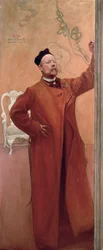 Foran spejlet: Selvportræt, 1900-sweden